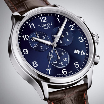 Chrono XL Classic 45MM Classic 45MM Blue Leather