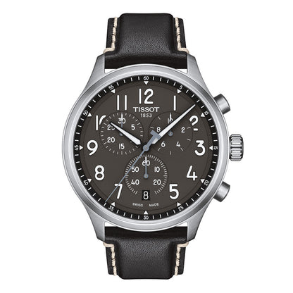 Chrono XL Classic 45MM Vintage Black Leather Black