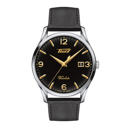 Heritage Visodate Black Leather Black