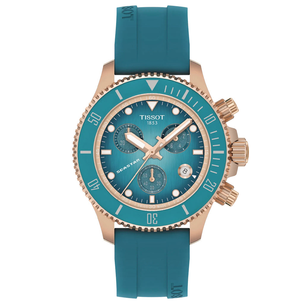 Seastar 1000 38MM Chrono Turquoise