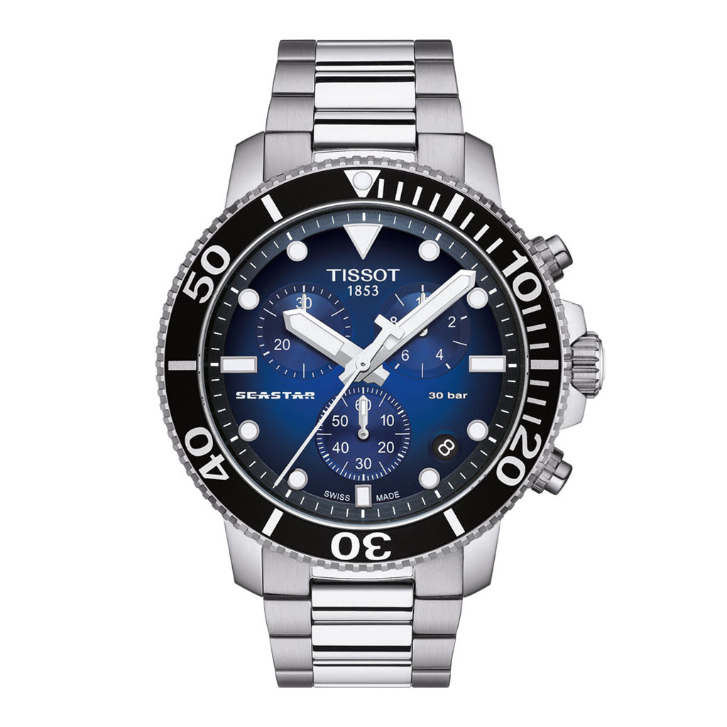 Seastar 1000 45MM Chrono Blue-Black Metal