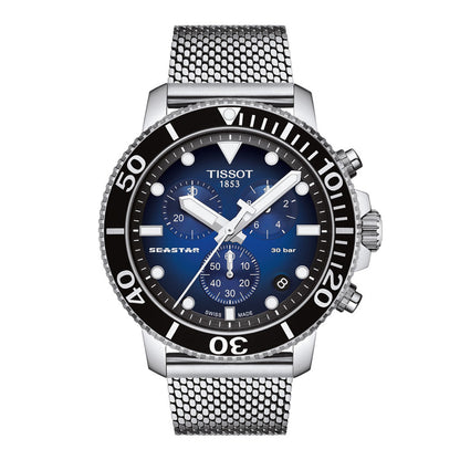 Seastar 1000 45MM Chrono Blue Milanaise