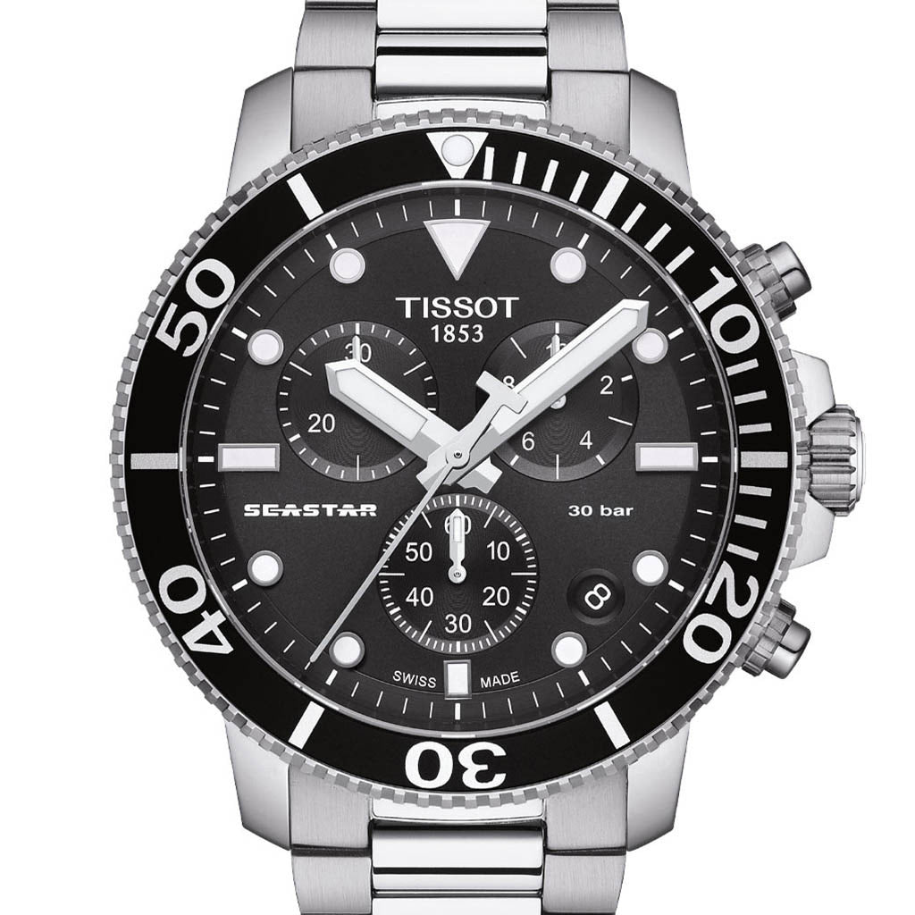 Tissot T-Sport Seastar 1000 Chrono Black Steel T1204171105100