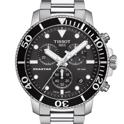 Tissot T-Sport Seastar 1000 Chrono Black Steel T1204171105100