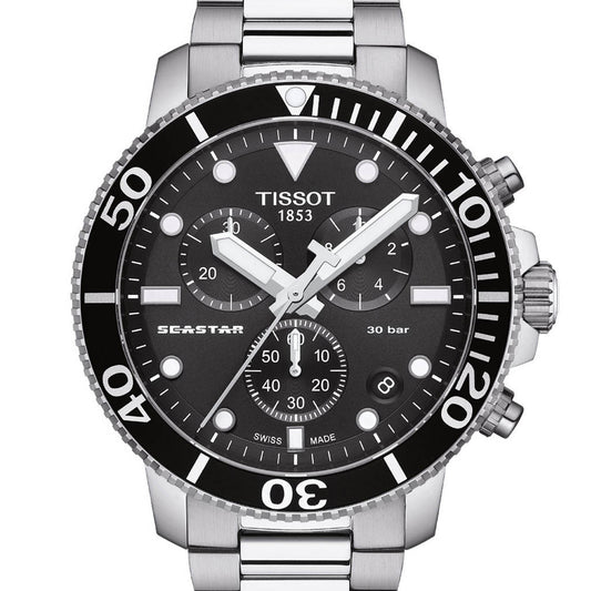 Tissot T-Sport Seastar 1000 Chrono Black Steel T1204171105100