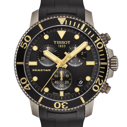 Tissot Seastar 1000 Chrono Black Rubber T120.417.37.051.01