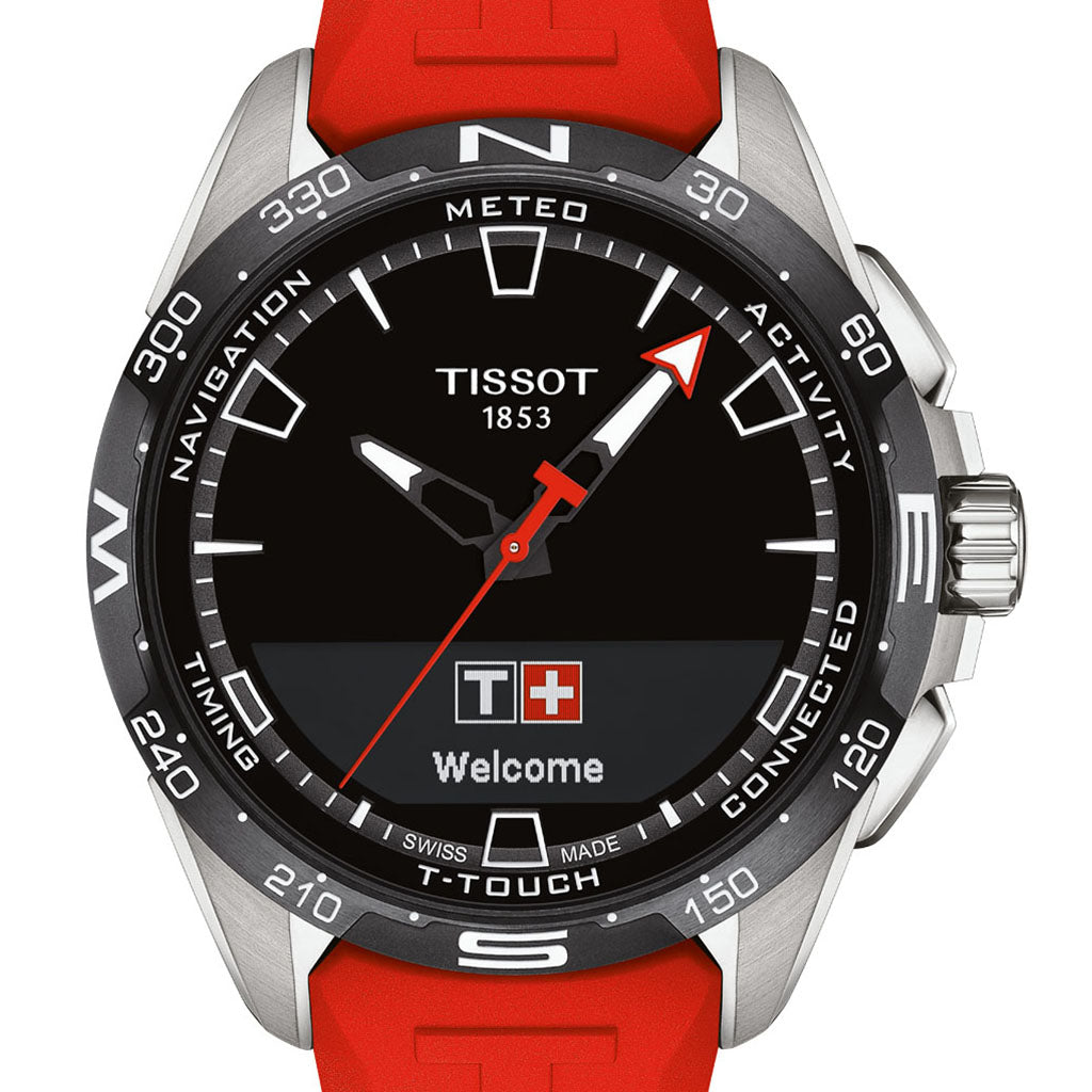 Tissot T-Touch Connect Solar Rubber Red T121.420.47.051.01