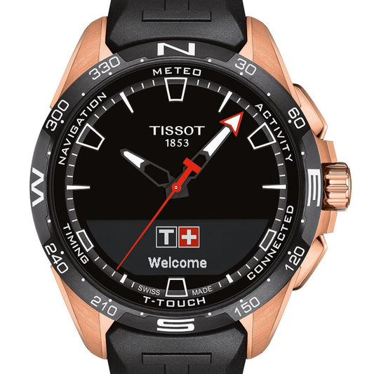 Tissot T-Touch Connect Solar Rosé Rubber Black T121.420.47.051.02