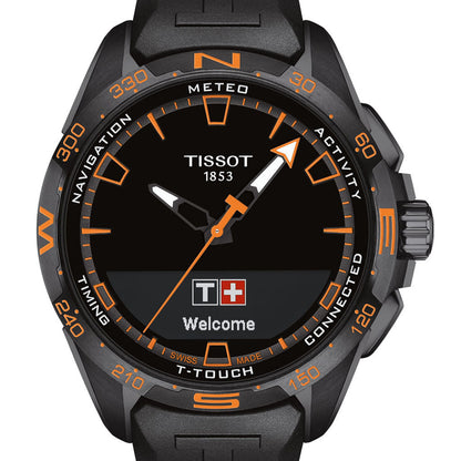 Tissot T-Touch Connect Solar Black-Orange Rubber Black T121.420.47.051.04