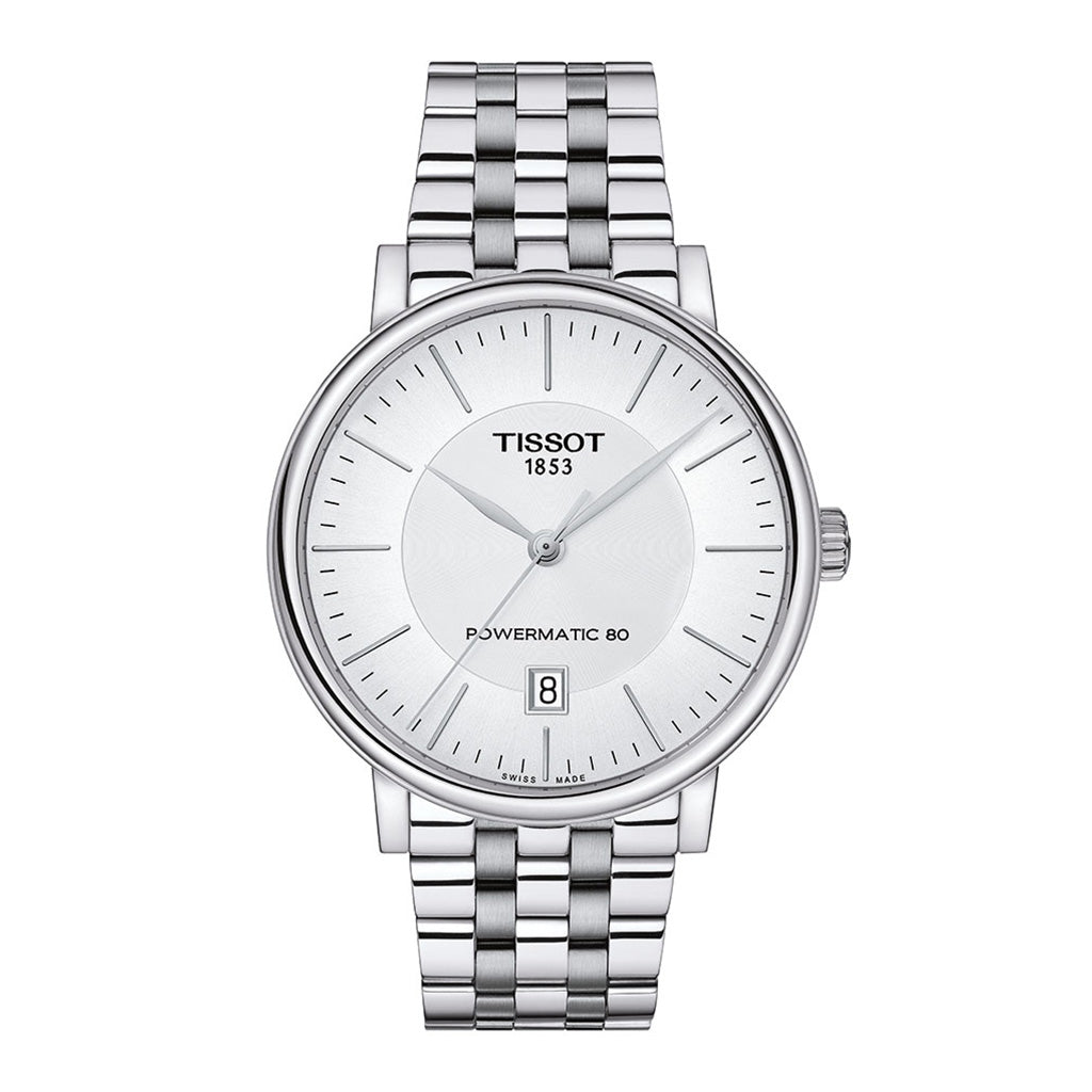 Carson Premium 40MM Gent Powermatic 80 Silver Metal