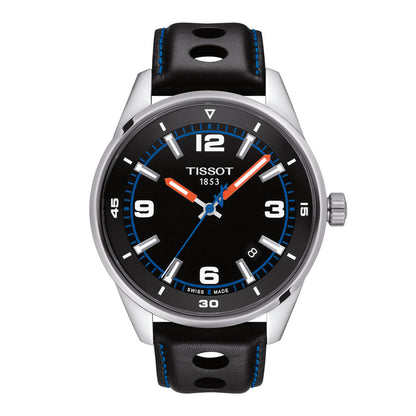 V8 Alpine On Board Black/Blue Leather Black