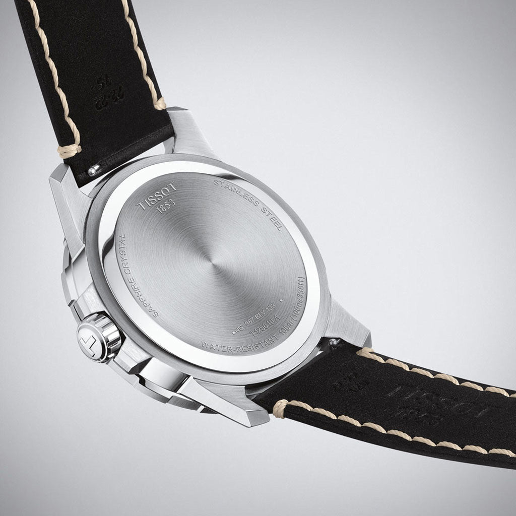 Supersport Gent 44MM Dark Blue Leather