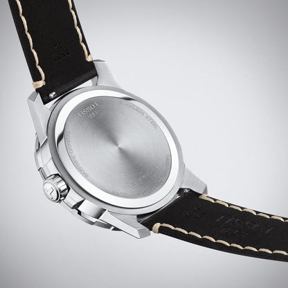 Supersport Gent 44MM Dark Blue Leather