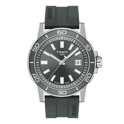 Supersport Gent 44MM Dark Grey Rubber