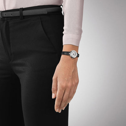 Bellissima Small Lady 26MM Silver Leather Black