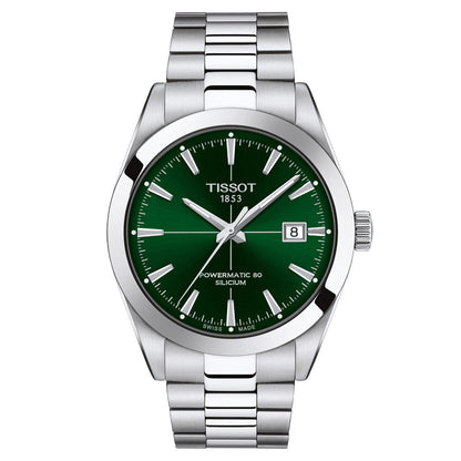 Gentleman 40MM Powermatic 80 Silicium Green