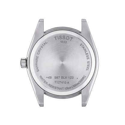 Gentleman 40MM Silver Leather Brown (Ausstellungsstück)
