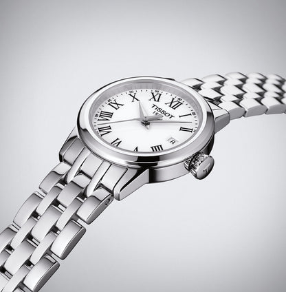 Classic Dream 28MM Lady White Metal Shiny
