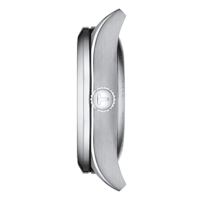 T-My Lady 29MM Mother of Pearl Metal And Leather White