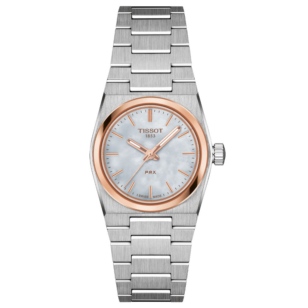 PRX 25MM Rosé Pearl Bicolor Stainless Steel