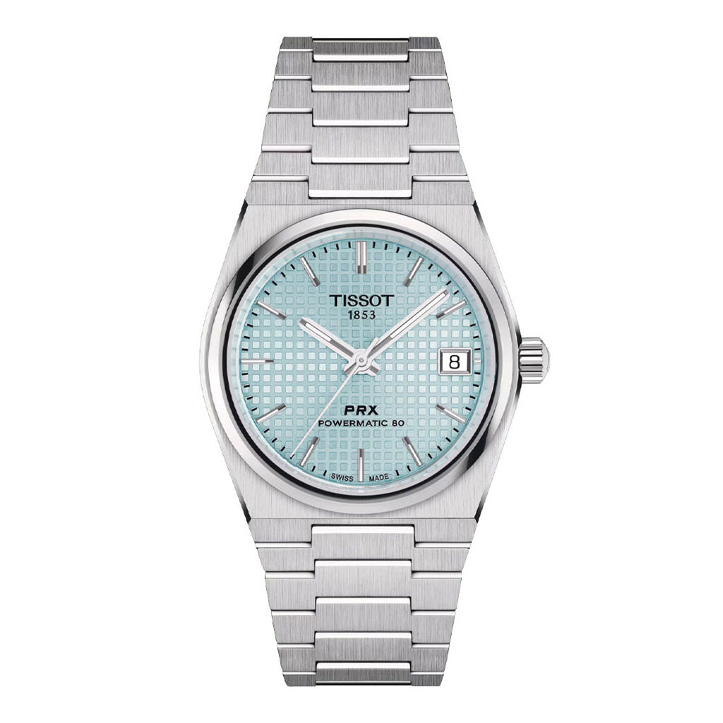 PRX 35MM Powermatic 80 Bleu Clair Stainless Steel