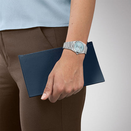 PRX 35MM Powermatic 80 Bleu Clair Stainless Steel