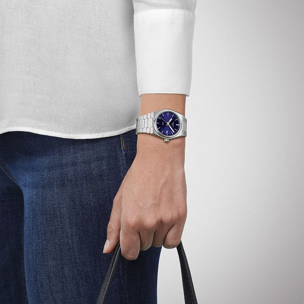 PRX 35MM Blue Stainless Steel