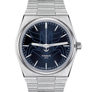 Tissot Classic PRX Ufo Robot Grendizer T137.407.11.041.02 Automatikuhr mit silberfarbenem Edelstahlarmband