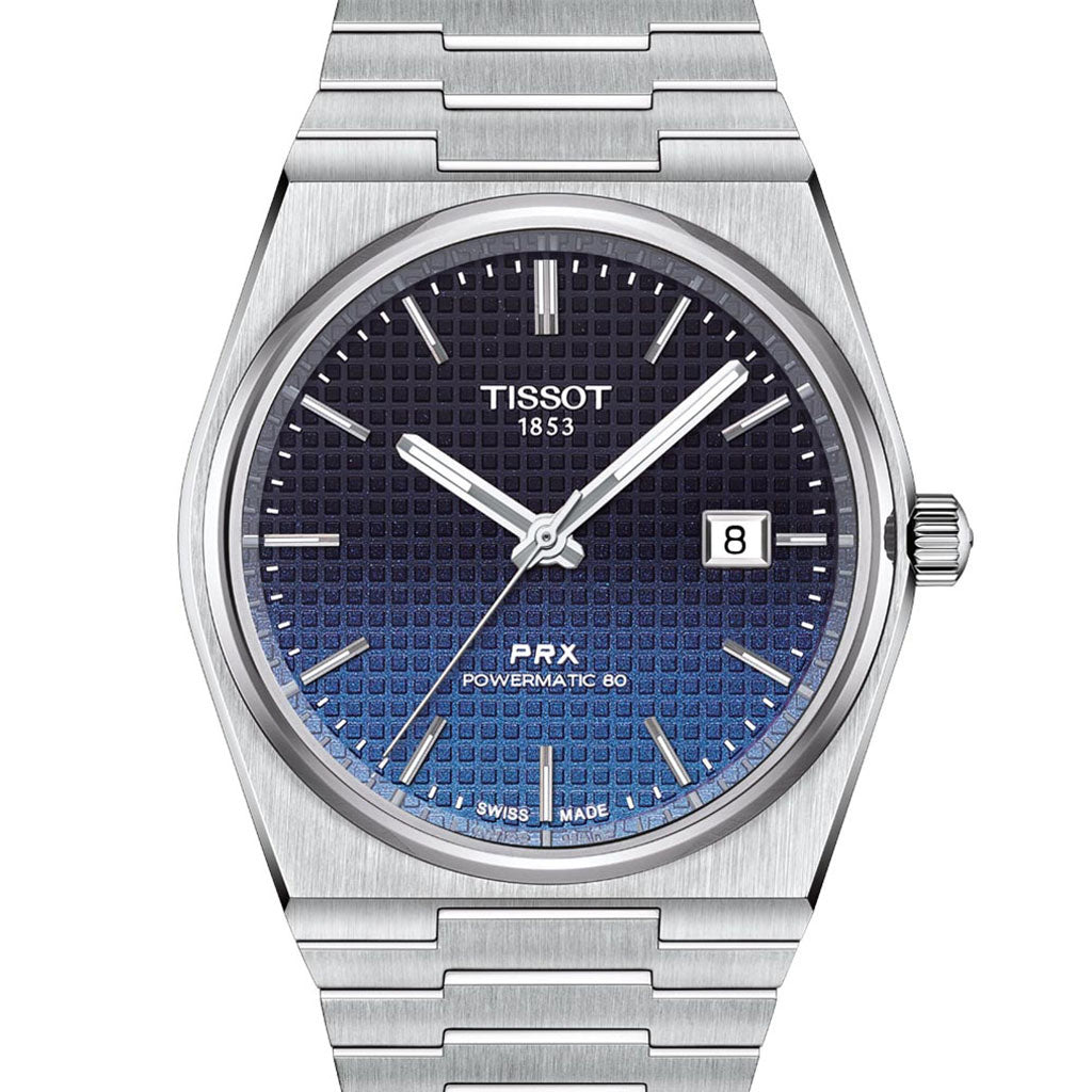 Tissot Classic PRX Powermatic 80 Gradient Black-Blue T137.407.11.051.01