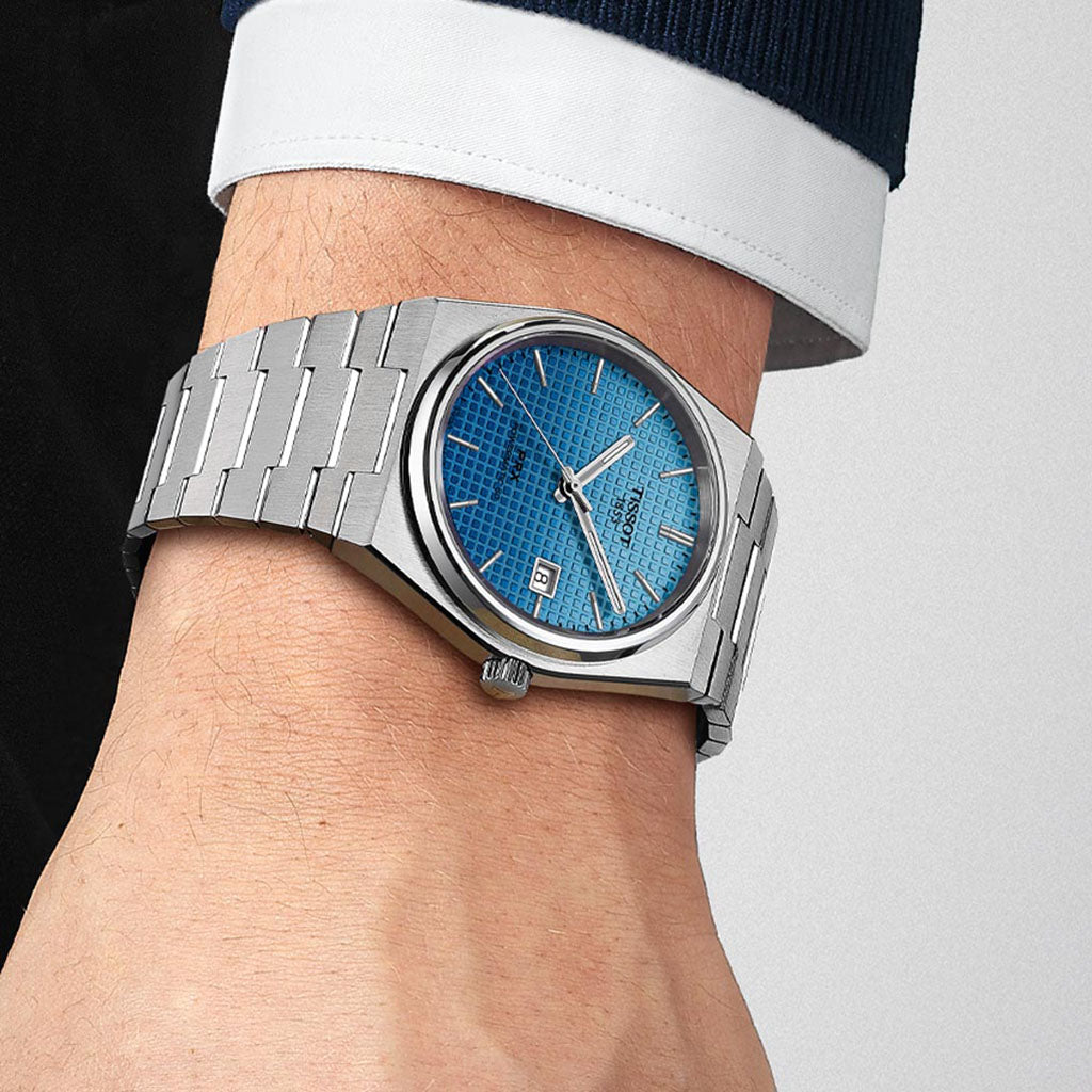 PRX 40MM Powermatic 80 Gradient Iceblue Stainless Steel