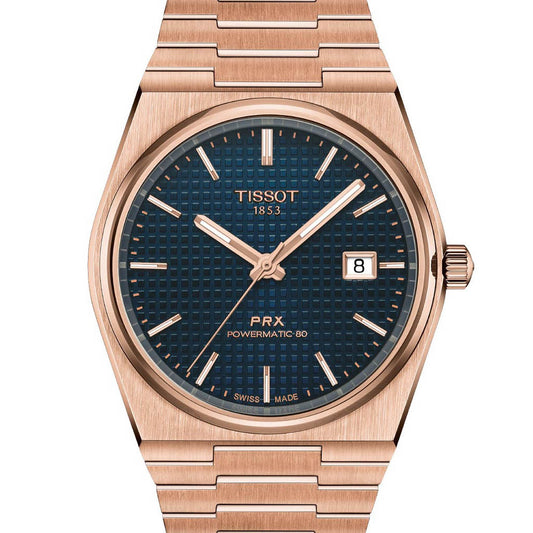 Tissot PRX Powermatic 80 Blue Roségold Steel T137.407.33.041.00