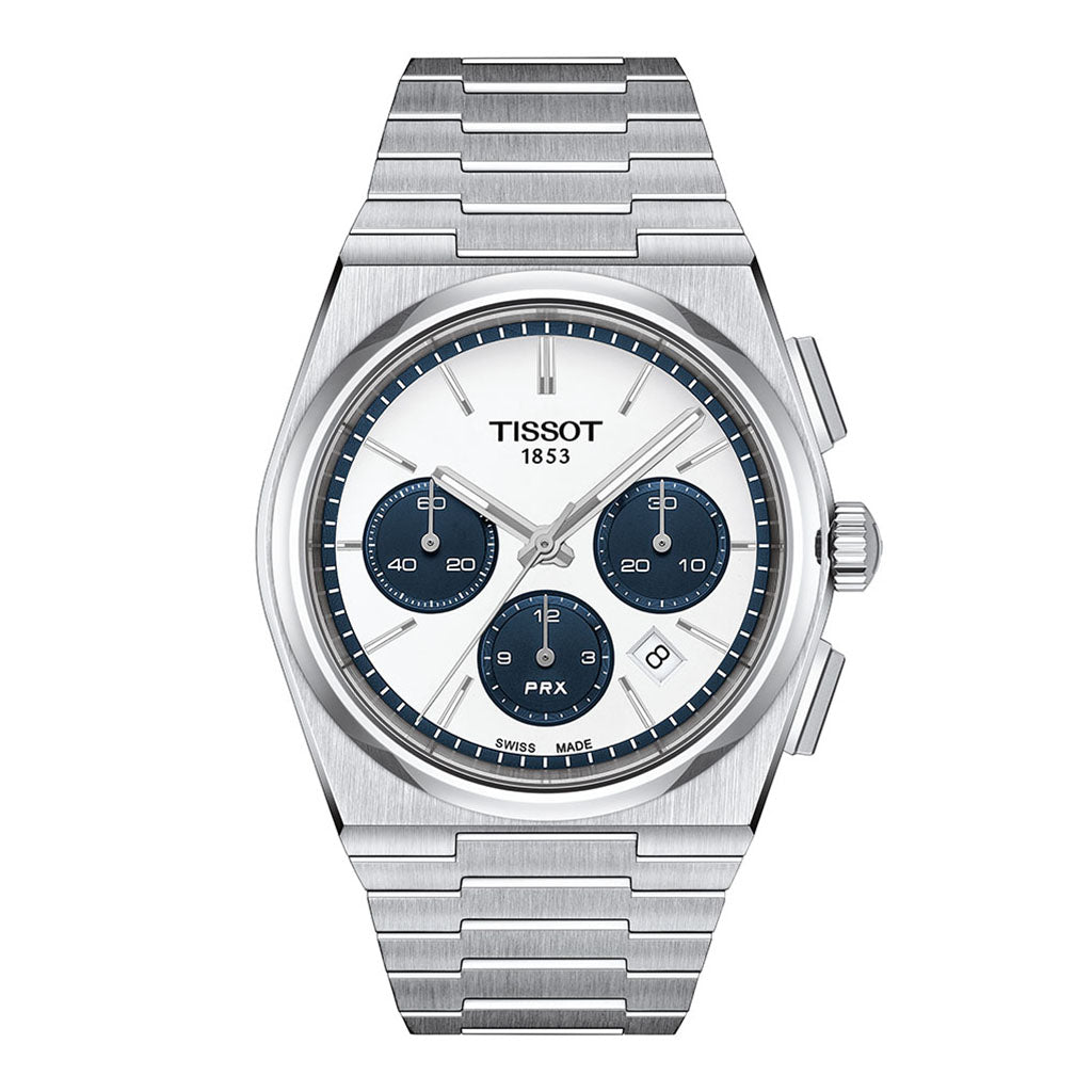 PRX 42MM Automatic Chronograph White Stainless Steel