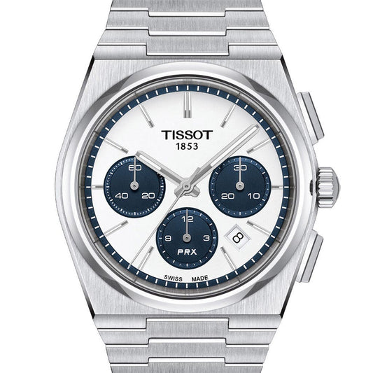 PRX 42MM Automatic Chronograph White Stainless Steel