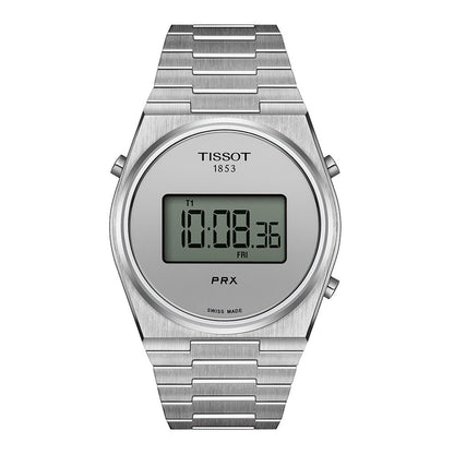 PRX Digital 40MM Silver Stainless Steel