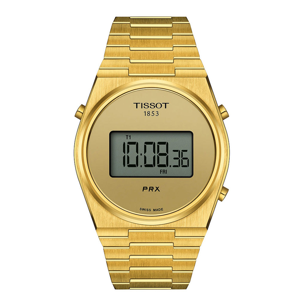 PRX Digital 40MM Gold Stainless Steel