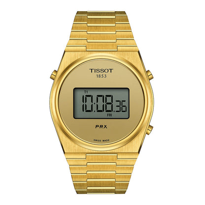 PRX Digital 40MM Gold Stainless Steel