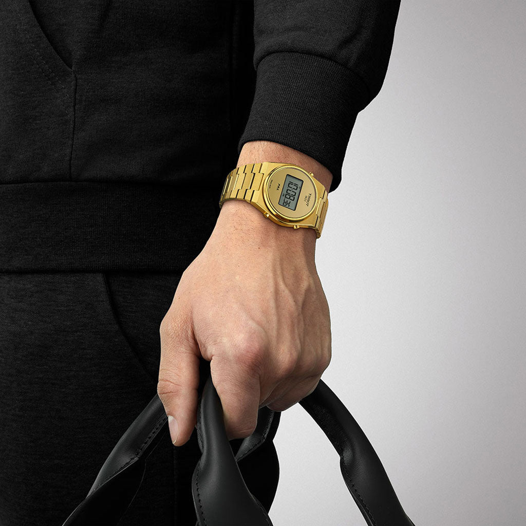 PRX Digital 40MM Gold Stainless Steel