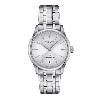 Chemin des Tourelles 34MM Powermatic 80 Silver Metal
