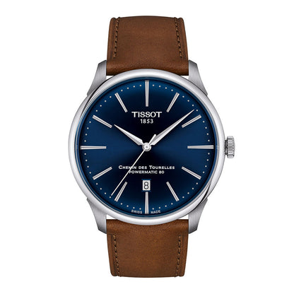 Chemin des Tourelles 42MM Powermatic 80 Blue Leather