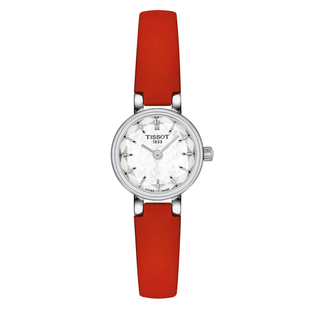 Lovely Round 19MM Leather Red