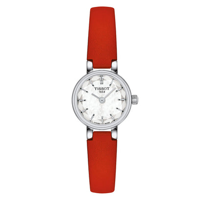 Lovely Round 19MM Leather Red