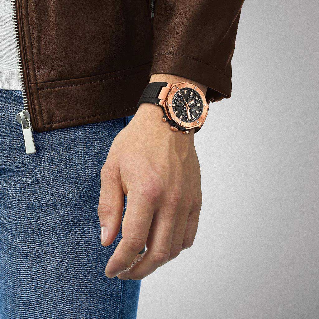 T-Race 45MM Chronograph Black Roségold