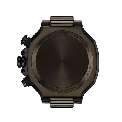 T-Race 45MM Chronograph Green Rubber Black