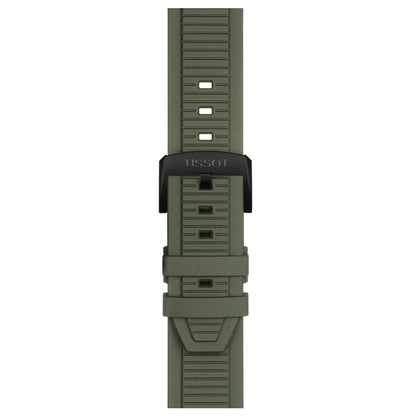 T-Race 45MM Chronograph Green Rubber Black