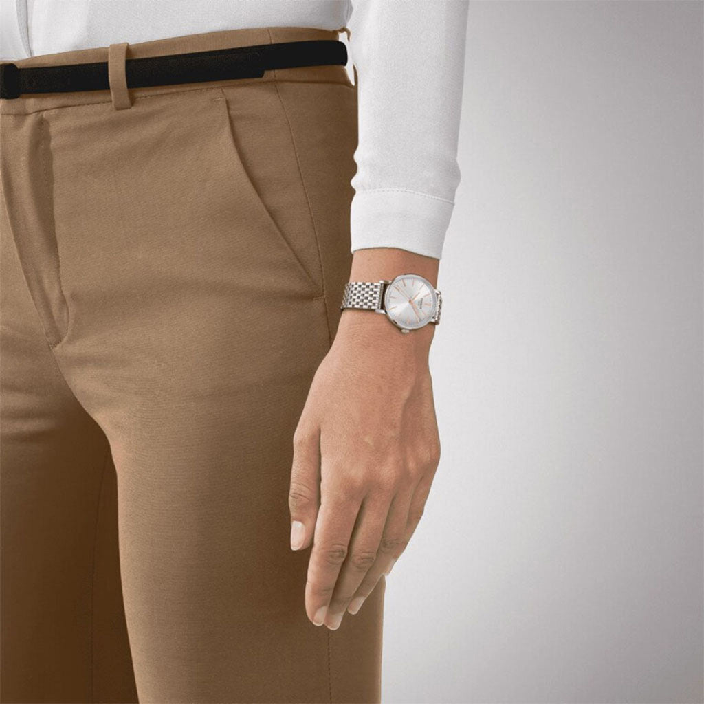 Everytime Lady 34MM Silver Stainless Steel