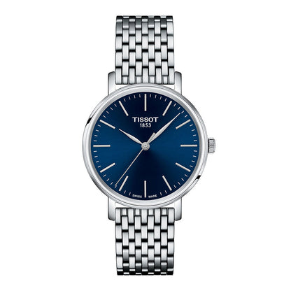 Everytime Lady 34MM Dark Blue Stainless Steel