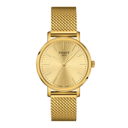 Everytime Lady 34MM Gold Milanaise