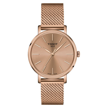 Everytime Lady 34MM Roségold Milanaise