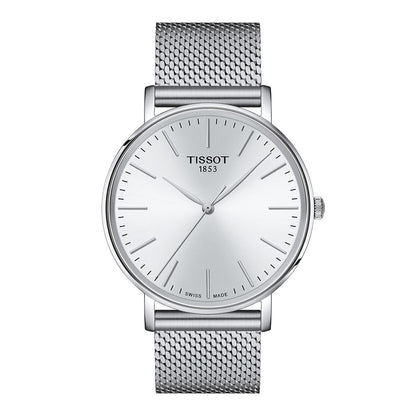 Everytime Gent 40MM Silver Milanaise