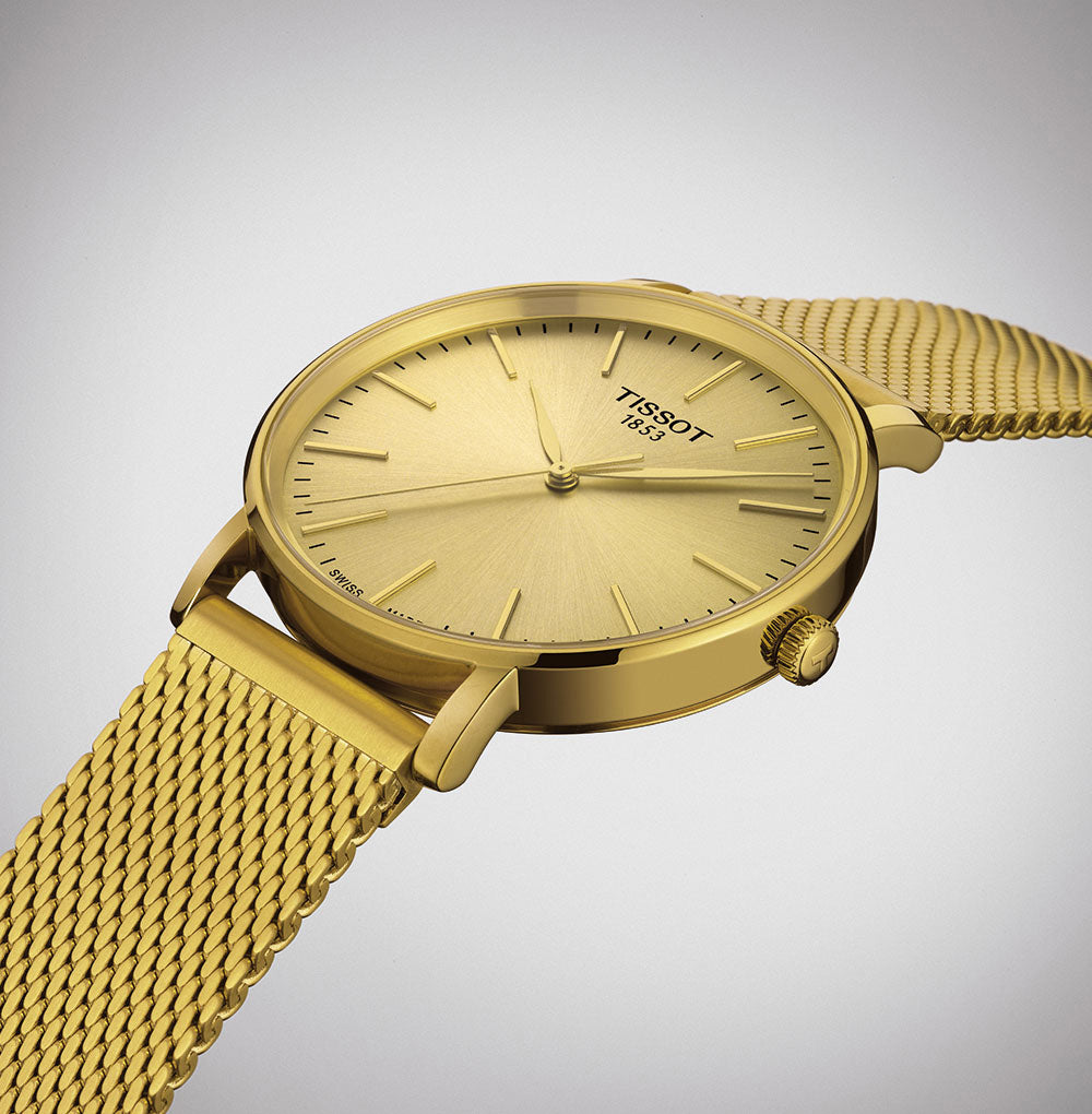 Everytime Gent 40MM Gold Milanaise